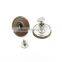 Newest Hot Sale Custom Metal Silver Jeans Button