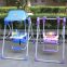 2016 super Cool folded plastic outdoor toys indoor toy---baby swing/kids swing with music canopy and safe belt