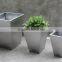 fashion design bonsai pot stainless steel flower container and flowers pots