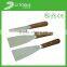 hot selling wood handle stainless steel scraper putty knife