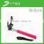 2015 Wholesale high quality handheld monopod extendable bluetooth usb memory selfie stick