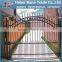 Living area spear top tubular steel fence and slide gate(manufacturer)