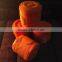 Equestrian bandage horse polo bandage fleece polo bandage orange equestrian polo bandage polo bandage for jumping 10cm*3m