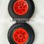 EL-624 260x85 wheelbarrow solid pu foam wheels with plastic center rim