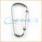 Fashion High Quality silver color aluminum soild carabiner