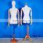 male woodern arm linen half body tailor dress form mannequin