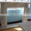 Western style carving marble fireplace