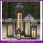 cast iron material garden latern candle lantern