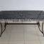outdoor cast aluminum table / garden cast aluminum dining set/KD