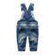 New style kid overalls boys ripped jeans denim pants 2017