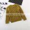Wholesale chunky wool handmade cable-Knit sweater design for girls and boys