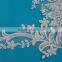 Nice beaded lace appliques wholesale sew on patches embroidery patches