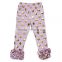 Hot sale 100% cotton soft baby leggings tights solid color organic baby leggings kids