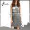 Casual dress t-shirt dress for women wholsale fitness clothing