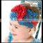 Hot European Girl Hair Flower Ornaments Feather Headband Infant Feather Hair Accessories toddler hairband