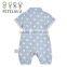 Front Button Open Polo Collar 2 Year Old Baby Rompers Intant Bodysuit