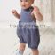 Newborn Baby Boy Orangic Cotton Shortall Cute Fashion Plain Jon Jon Romper