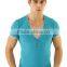 custom bulk v-neck latest t shirt designs for men
