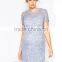 Contrast Waistband Bodycon Fit Lightweight Lace Preganat Women Dresses