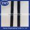 Flat wax coated cotton shoe laces
