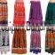 COTTON PRINTED LONG WRAP AROUND SARONG SKIRT INDIA