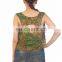 Women Ladies Casual Crop Vest Lose Cami Tank Sleeveless Strap Tops Tee Shirts
