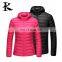 Men winter light down jacket padding coats with removable hood