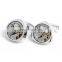 Mechanical cufflinks watch movement steampunk cufflinks