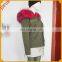 Raccoon Fur Collar Trim Fur Coat Parka For Girl
