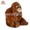 Hot selling animated plush orangutan gorilla soft toy