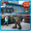Amusement park life size dinosaur costume with easy control