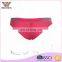 Wine red comfortable nylon quick dry women low waist underwear