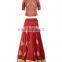 Zari Embroidered Crimson Red Lengha Set