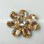 Light Peach Rectangle Fancy crystal beads by Cabochon Cushion Cut