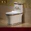 Floor mounted china factory supplier bathroom project luxury ceramic one piece purple colored siphonic toilet wc