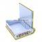 Book shaped christmas rectangle gift tin boxes custom tin cans
