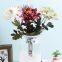 Cheap Artificial Flower Wedding Photography Hand Bouquet Single Stem PE Peony