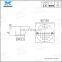 90x90mm New Arrival Chrome Plated finish Fashion design European Square floor drain kitchen best floor drains