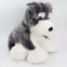 Schnauzer plush toy sitting position sherner Shar Pei plush doll Bulldog plush doll