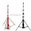 antenna tripod aluminum portable telescoping tower mast kit new