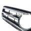 Black Chrome Stripe Grill Grille 07-14 for Mercedes-Benz C-Class W204 S204