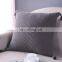 Solid color knit square  cushion cover  tassel pillowcase