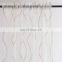 Decorative home used best price jacquard voile curtain stripe sheer living room curtains