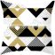 Geometrical printed luxury throw pillows