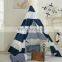 Stripe  Canvas Indoor Playhouse Toy Teepee Play Tent for Kids,Children Toy Tent Play House