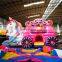 Beautiful Carriage Shape Inflatable Castle Bounce House For Children Amusement Park