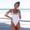 comfortable Swimwear Women Solid Bathing Suits Beach Wear Swim Backless Swimsuits