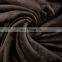 100% Polyester Decorative Fashion brown solid Flannel Blanket