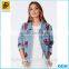Premium Quality Soft Zipper Denim Embroidery Jacket