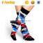 2016 Fashion Custom Jacquard Logo Camo Socks